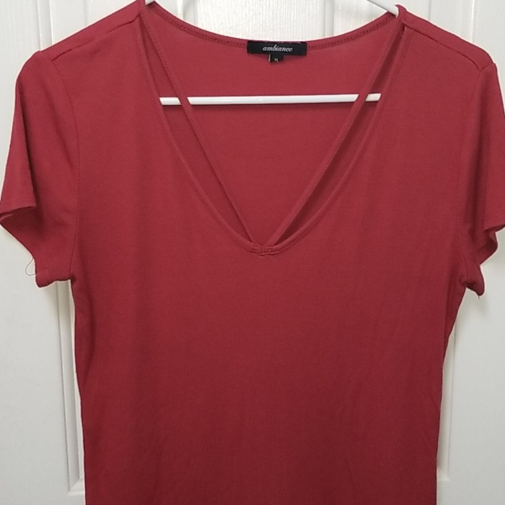 Burnt Orange Slim-Fit Shirt